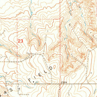 United States Geological Survey Logan, OK (1971, 24000-Scale) digital map