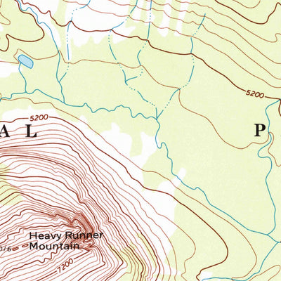 United States Geological Survey Logan Pass, MT (1968, 24000-Scale) digital map