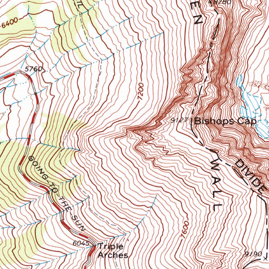 Logan Pass, MT (1968, 24000-Scale) Map by United States Geological ...