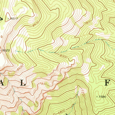 United States Geological Survey Logan Peak, UT (1969, 24000-Scale) digital map
