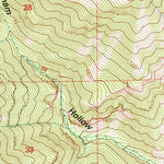 United States Geological Survey Logan Peak, UT (1998, 24000-Scale) digital map