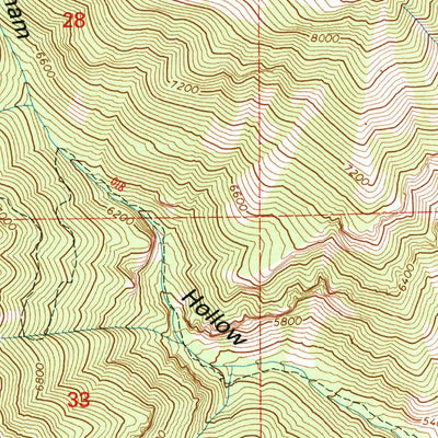 United States Geological Survey Logan Peak, UT (1998, 24000-Scale) digital map
