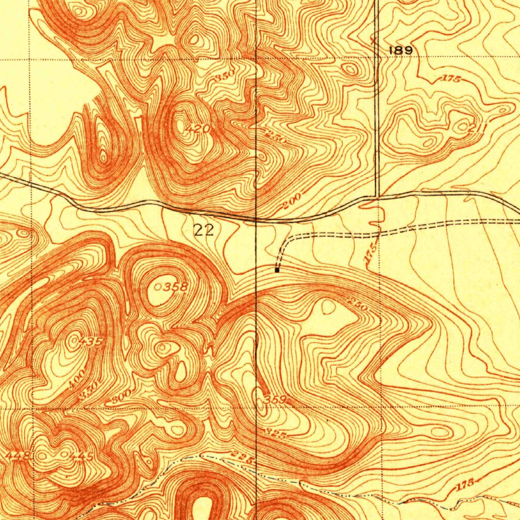 Logan Ridge, CA (1918, 31680-Scale) Map by United States Geological ...