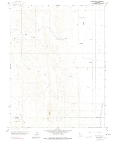 United States Geological Survey Logan Ridge, CA (1958, 24000-Scale) digital map