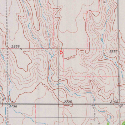 United States Geological Survey Logan SW, KS (1979, 24000-Scale) digital map