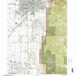 United States Geological Survey Logan, UT (1998, 24000-Scale) digital map