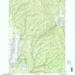 United States Geological Survey Logan Valley East, OR (1999, 24000-Scale) digital map