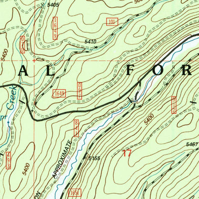 United States Geological Survey Logan Valley East, OR (1999, 24000-Scale) digital map