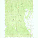 United States Geological Survey Logan Valley West, OR (1988, 24000-Scale) digital map
