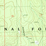 United States Geological Survey Logan Valley West, OR (1988, 24000-Scale) digital map