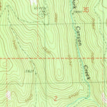 United States Geological Survey Logan Valley West, OR (1988, 24000-Scale) digital map