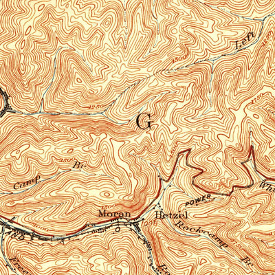 United States Geological Survey Logan, WV (1928, 62500-Scale) digital map