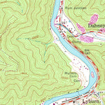 United States Geological Survey Logan, WV (1963, 24000-Scale) digital map