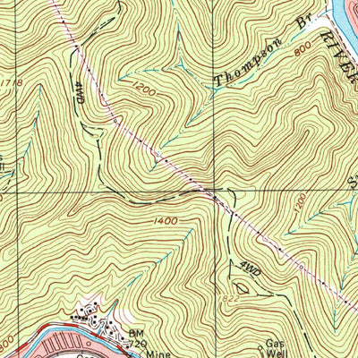 United States Geological Survey Logan, WV (1996, 24000-Scale) digital map