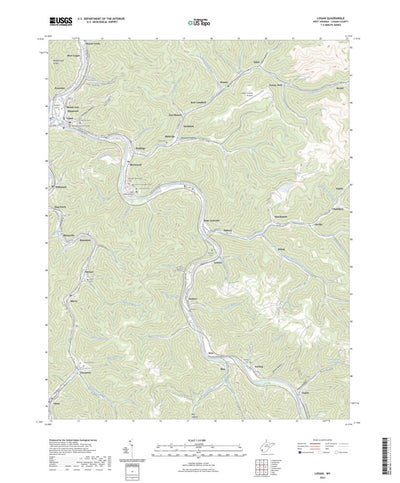 United States Geological Survey Logan, WV (2023, 24000-Scale) digital map