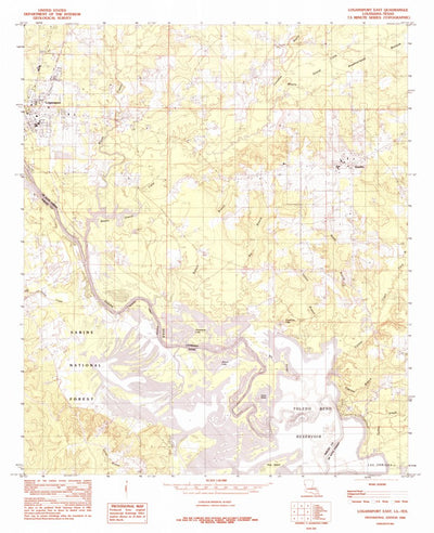 United States Geological Survey Logansport East, LA-TX (1984, 24000-Scale) digital map