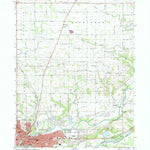 United States Geological Survey Logansport, IN (1972, 24000-Scale) digital map