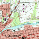 United States Geological Survey Logansport, IN (1972, 24000-Scale) digital map