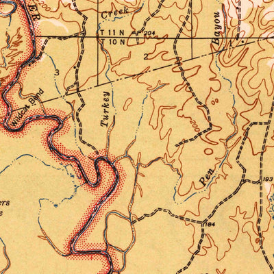 United States Geological Survey Logansport, LA-TX (1944, 62500-Scale) digital map