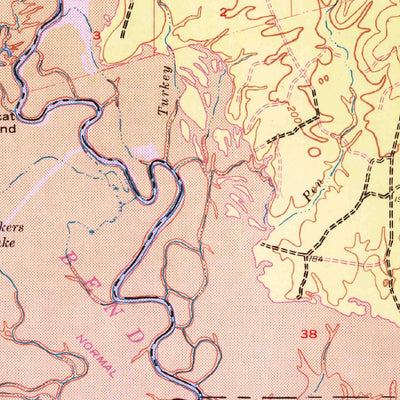United States Geological Survey Logansport, LA-TX (1956, 62500-Scale) digital map