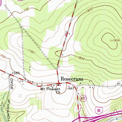 United States Geological Survey Loganton, PA (1965, 24000-Scale) digital map