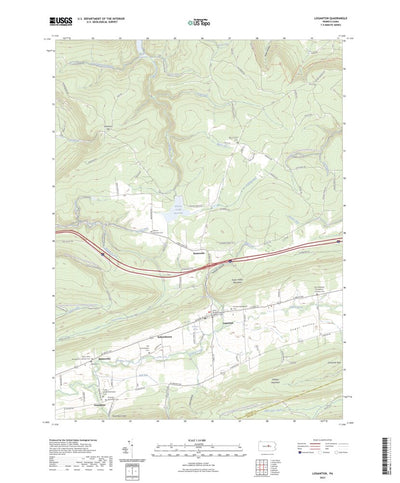 United States Geological Survey Loganton, PA (2023, 24000-Scale) digital map