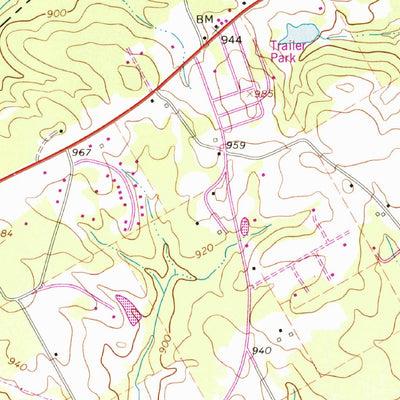 United States Geological Survey Loganville, GA (1964, 24000-Scale) digital map