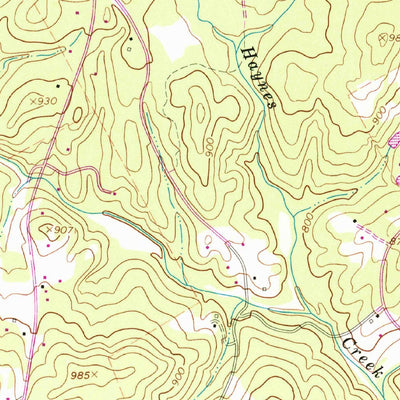 United States Geological Survey Loganville, GA (1964, 24000-Scale) digital map