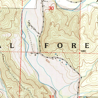 United States Geological Survey Loggers Lake, MO (1999, 24000-Scale) digital map