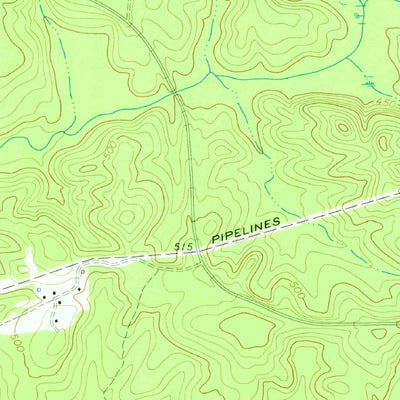 United States Geological Survey Logtown, GA (1974, 24000-Scale) digital map