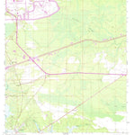 United States Geological Survey Logtown, MS-LA (1958, 24000-Scale) digital map