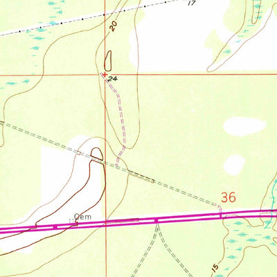 United States Geological Survey Logtown, MS-LA (1958, 24000-Scale) digital map