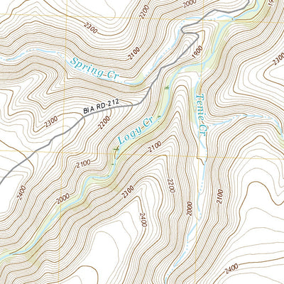 United States Geological Survey Logy Creek NE, WA (2020, 24000-Scale) digital map