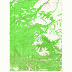 United States Geological Survey Logy Creek SW, WA (1965, 24000-Scale) digital map