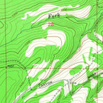 United States Geological Survey Logy Creek SW, WA (1965, 24000-Scale) digital map