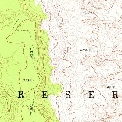 United States Geological Survey Lohali Point, AZ (1972, 24000-Scale) digital map