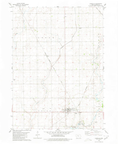 United States Geological Survey Lohrville, IA (1980, 24000-Scale) digital map