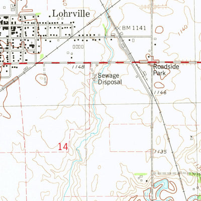 United States Geological Survey Lohrville, IA (1980, 24000-Scale) digital map