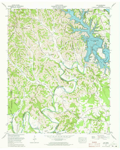 United States Geological Survey Lois, TN (1972, 24000-Scale) digital map