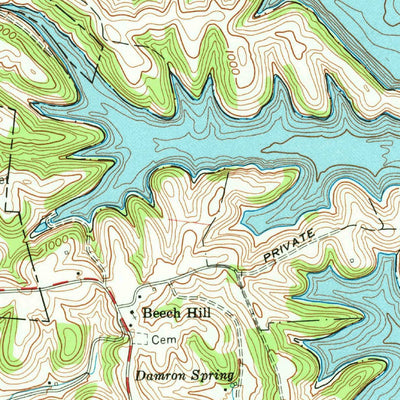 United States Geological Survey Lois, TN (1972, 24000-Scale) digital map