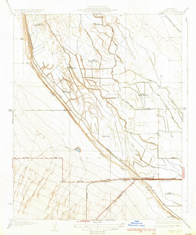 United States Geological Survey Lokern, CA (1934, 31680-Scale) digital map