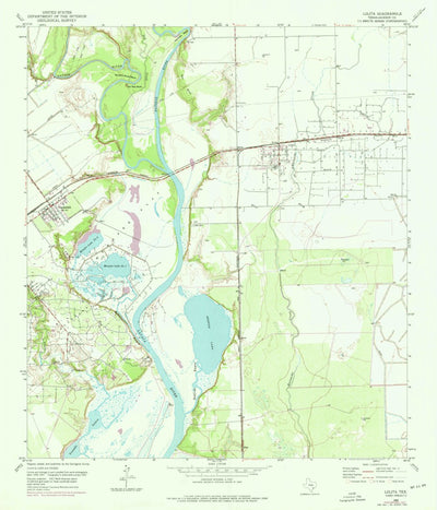 United States Geological Survey Lolita, TX (1952, 24000-Scale) digital map