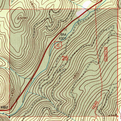 United States Geological Survey Lolo Hot Springs, MT-ID (1999, 24000-Scale) digital map