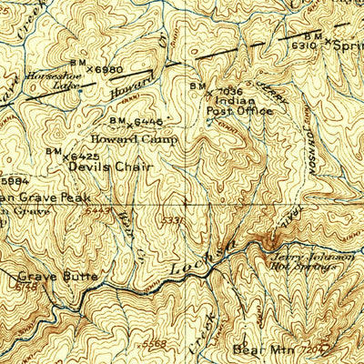 United States Geological Survey Lolo, ID (1913, 250000-Scale) digital map