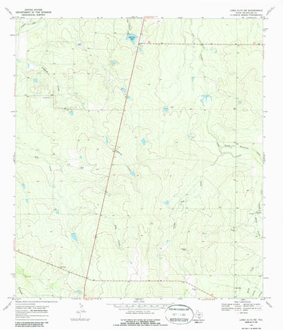 United States Geological Survey Loma Alta NE, TX (1969, 24000-Scale) digital map