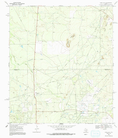 United States Geological Survey Loma Alta, TX (1969, 24000-Scale) digital map