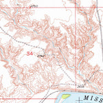 United States Geological Survey Loma East, MT (1953, 24000-Scale) digital map