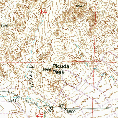 United States Geological Survey Loma Machete, NM (1954, 24000-Scale) digital map