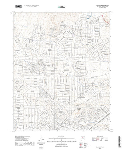 United States Geological Survey Loma Machete, NM (2023, 24000-Scale) digital map