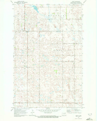 United States Geological Survey Loma, ND (1970, 24000-Scale) digital map